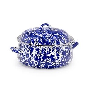 JUST LISTED golden rabbit Blue and White  Cookware Pot